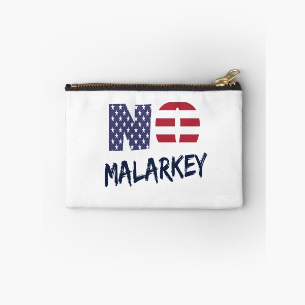 Aperçu de l'œuvre No Malarkey, chemise anti Trump créée et vendue par PrettyPk.