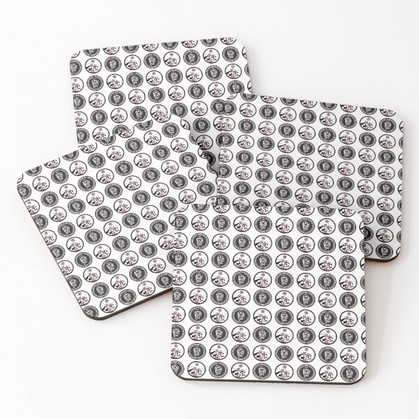 Item preview, Copy of "Skull and White Heat Pattern" - Seamless pattern in red, white, and black - Skull pattern -Logo pattern. designed and sold by BDLVandFriends.