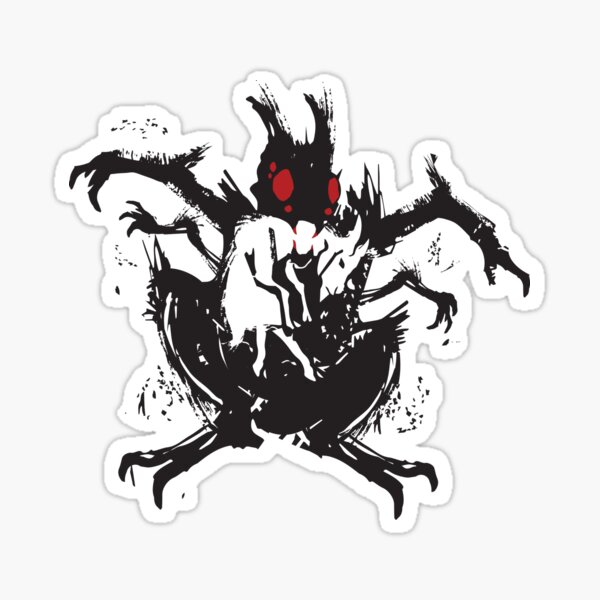 Chupacabra - Goat Sucker Black Splatter Sticker