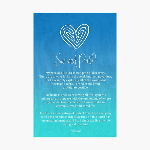 Item preview, Affirmation - Sacred Path designed and sold by CarlyMarie.