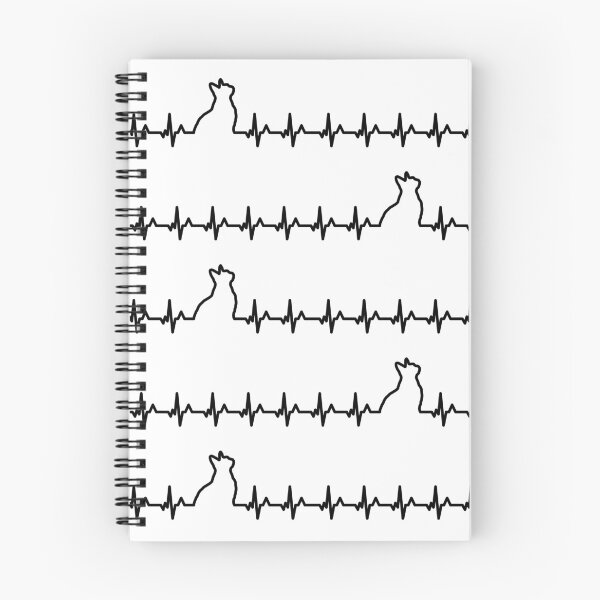 Item preview, Cat Heartbeat Pattern designed and sold by belly-e-luna.