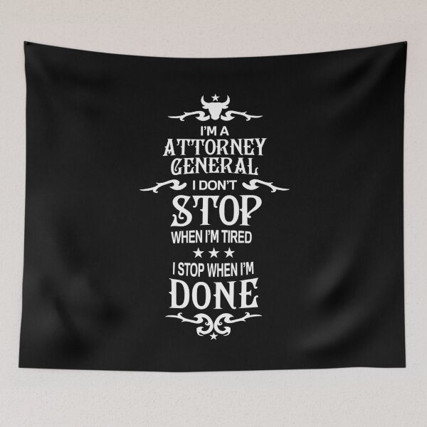 Item preview, Attorney General T Shirt - I Don't Stop Gift Item designed and sold by bornmedia.
