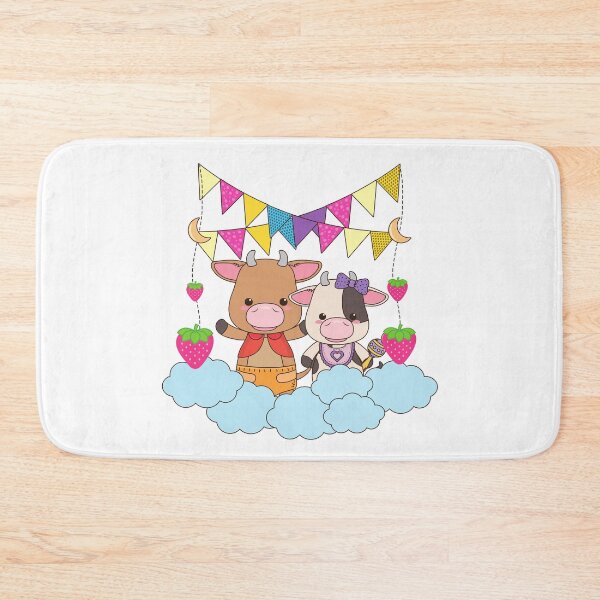 Item preview, Strawberry Cow funny birthday cow with strawberry designed and sold by OneTimeEngineer.