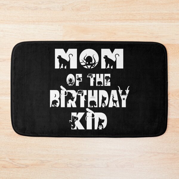 Item preview, Mom Of The Birthday Kid Zoo Theme Animal Party graphic designed and sold by Grabitees.