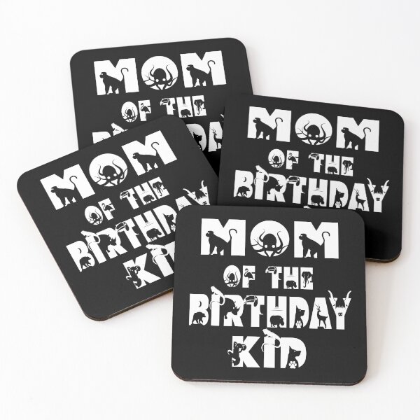 Item preview, Mom Of The Birthday Kid Zoo Theme Animal Party graphic designed and sold by Grabitees.
