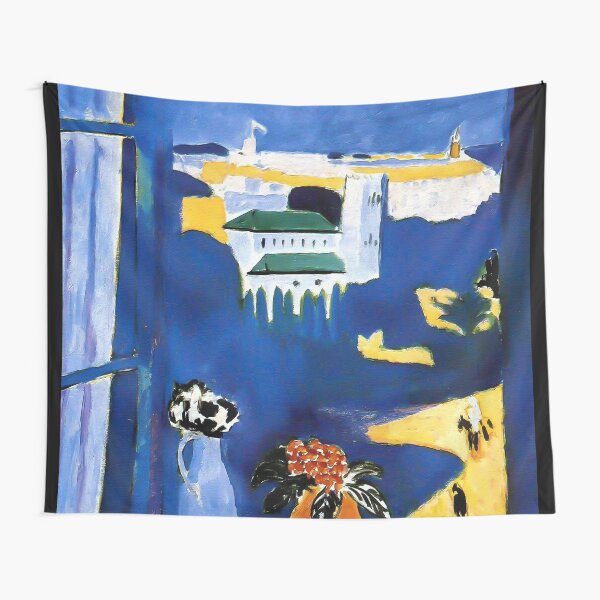 Henri Matisse - The Window at Tangier (La Fenêtre à Tanger) 1912 Artwork Tapestry