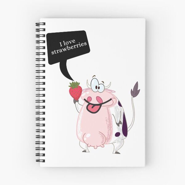 Item preview, Strawberry Cow funny, funny pink cow  designed and sold by OneTimeEngineer.