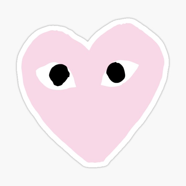 Pink heart Sticker
