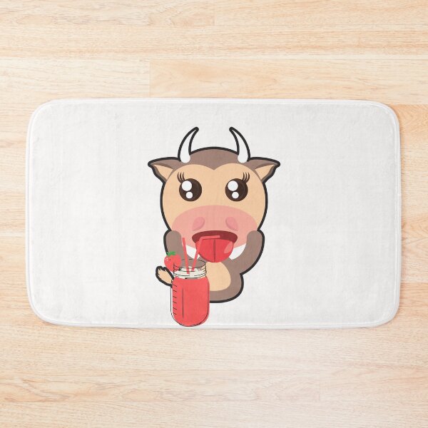 Item preview, Strawberry Cow funny cow with strawberry coctail designed and sold by OneTimeEngineer.