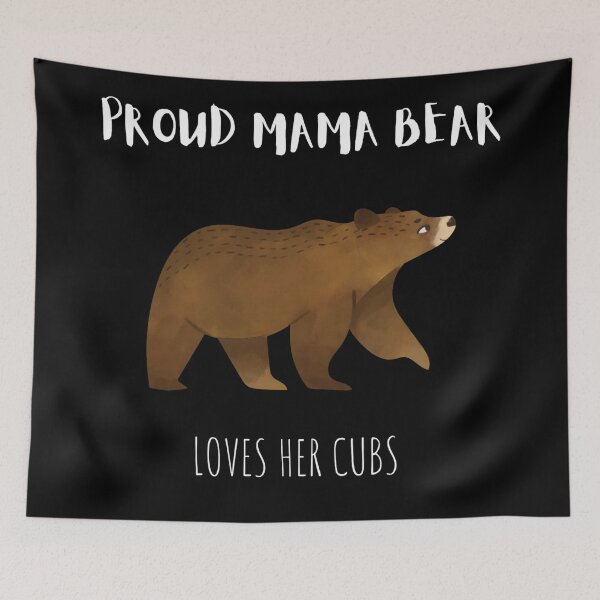 Item preview, Proud Mama Bear loves her cubs! designed and sold by VioletStudio.