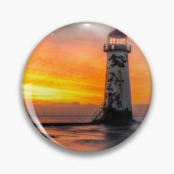 Item preview, Sunset At Talacre Lighthouse Wales designed and sold by AJEvans.
