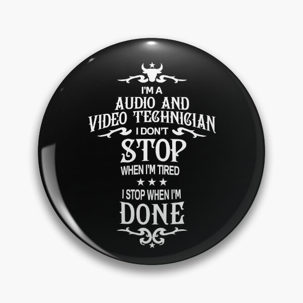 Artikelvorschau, Audio and video technician T Shirt - I Don't Stop Gift Item entworfen und verkauft von bornmedia.