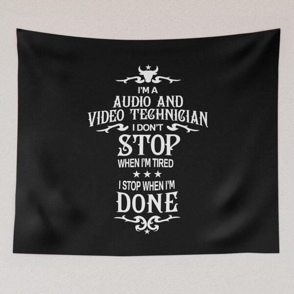 Item preview, Audio and video technician T Shirt - I Don't Stop Gift Item designed and sold by bornmedia.
