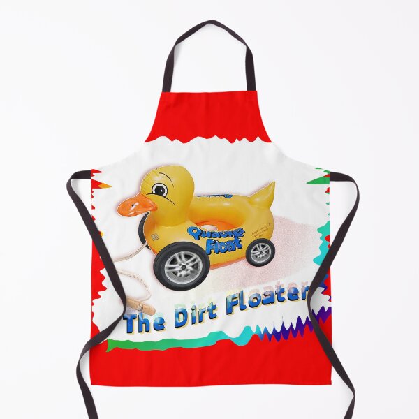 Item preview, The Dirt Floater - Rubber Duck Toy on Wheels (By ACCI) designed and sold by VanyssaGraphics.