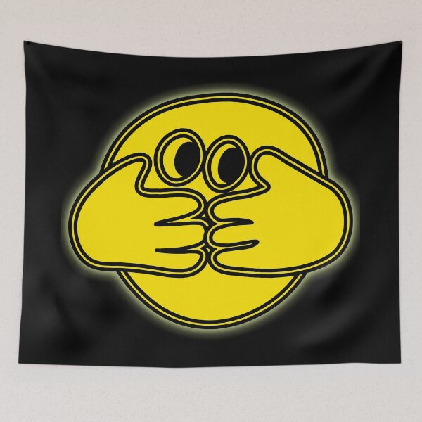 Item preview, Scared yellow emoticon. GIFT Man Woman Youth T-shirt sticker mug designed and sold by Galina Kostyaeva.