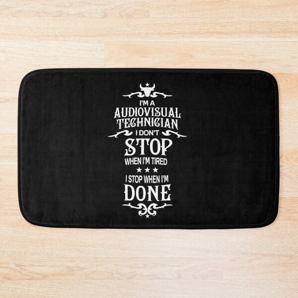 Item preview, Audiovisual technician T Shirt - I Don't Stop Gift Item designed and sold by bornmedia.