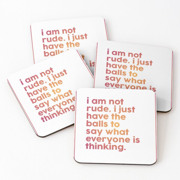Item preview, i am not rude designed and sold by FabulousCL.