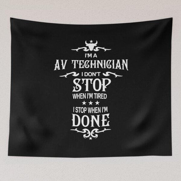 Item preview, AV technician T Shirt - I Don't Stop Gift Item designed and sold by bornmedia.