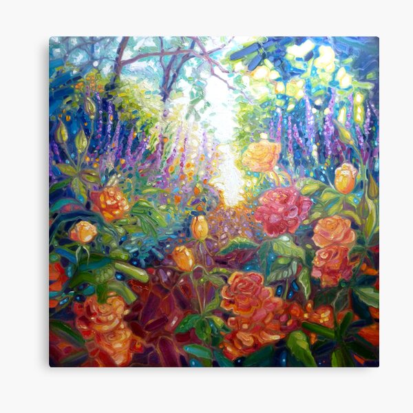 Mad English Summer Garden Canvas Print