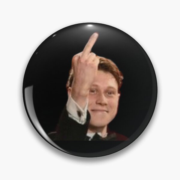 Item preview, George MacKay middle finger meme designed and sold by Kxtelyn003.
