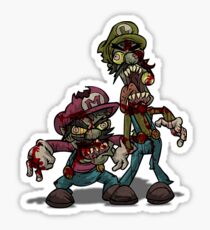 Zombie Mario & Luigi Sticker