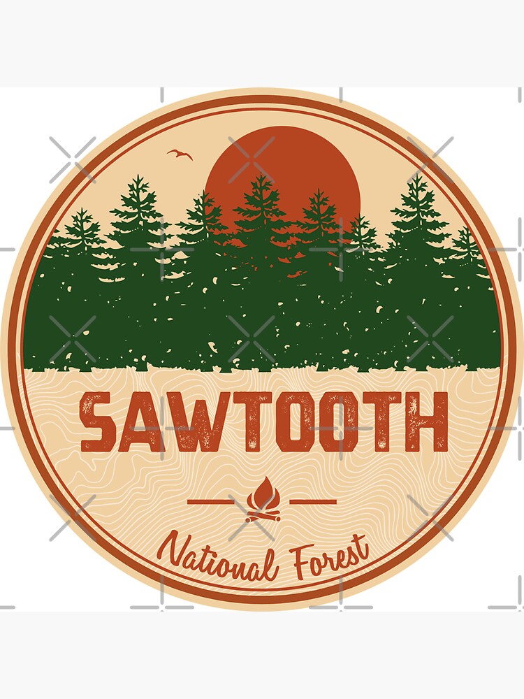 Sawtooth National Forest Magnet For Sale By Esskay Redbubble