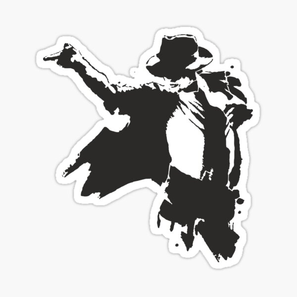 Michael Jackson Drawing Sticker