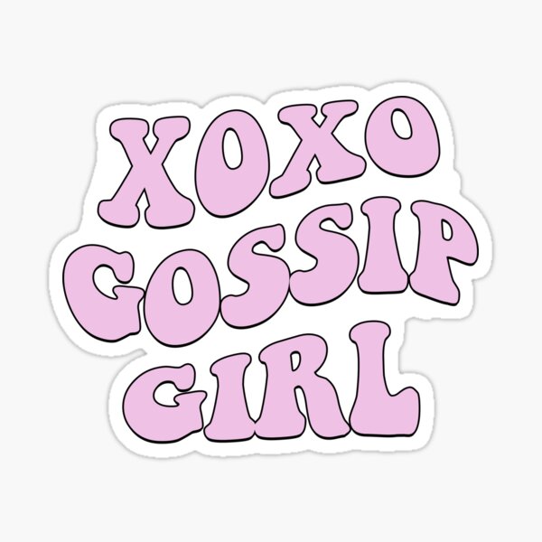 XOXO GOSSIP GIRL Y2K Sticker