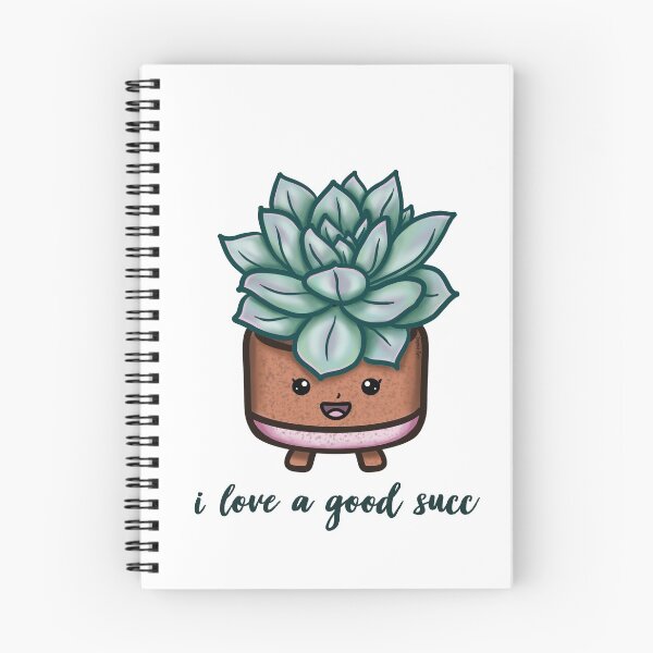 Item preview, "I Love a Good Succ" SOLO 2 Succulent Babies - Cute Pun Plant Art  designed and sold by EmpressEyrie.