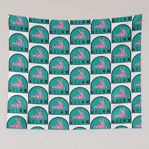 Item preview,  “Relax Rabbit” - funny - nature - geometric - cute - pink - animals designed and sold by BDLVandFriends.