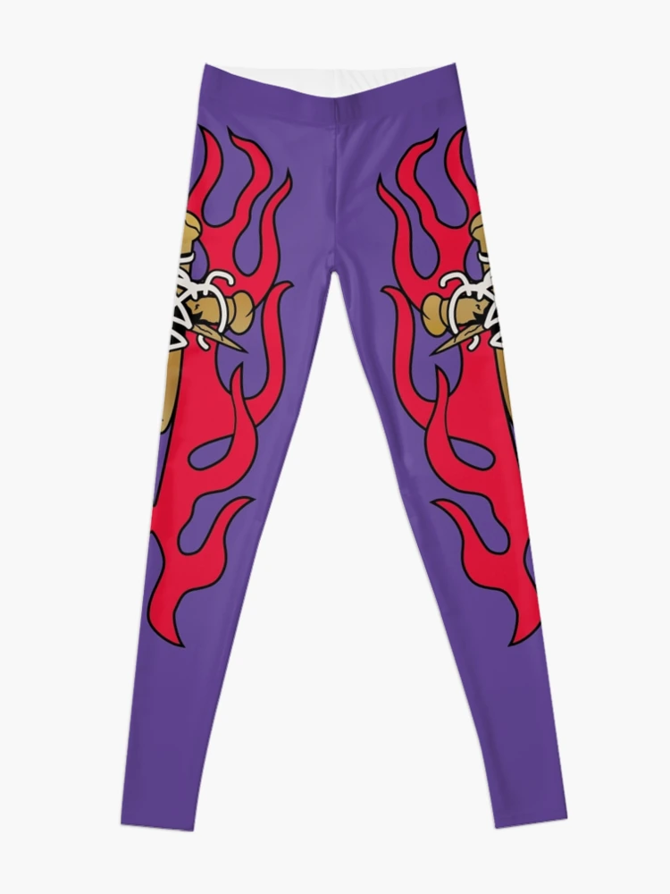 Eddie Flamin' Cross Leggings for Sale by Linubidix