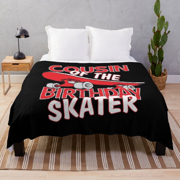 Item preview, Cousin Of The Birthday Skater Boy And Girl B-day Party print designed and sold by Grabitees.