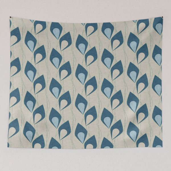 Item preview, Climbing Vines Pearl Blue designed and sold by susycosta.