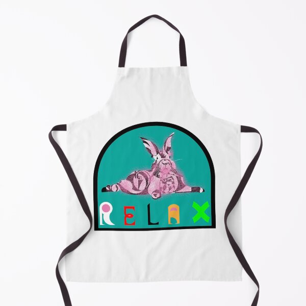 Item preview, “Relax Rabbit” blue v3- funny - nature - geometric - cute - pink - animals designed and sold by BDLVandFriends.