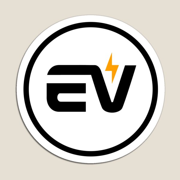 Item preview, EV Sticker - Euro Style, White, NASA Style designed and sold by evsquad.