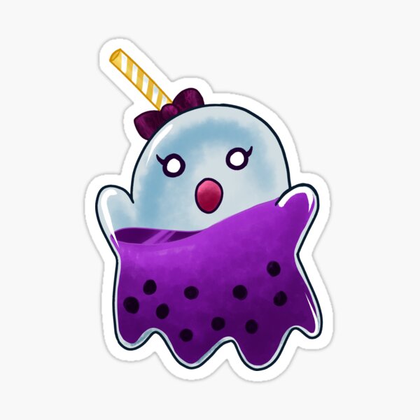 Boba Ghost Sticker