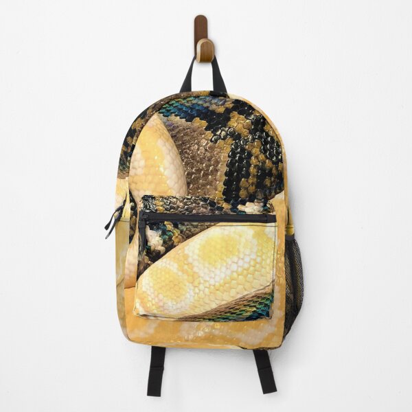Item preview, Snake pattern, yellow and brown, boa and anaconda designed and sold by DeVeauDesign.