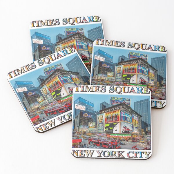 Times Square III Special Finale Edition poster Coasters (Set of 4)