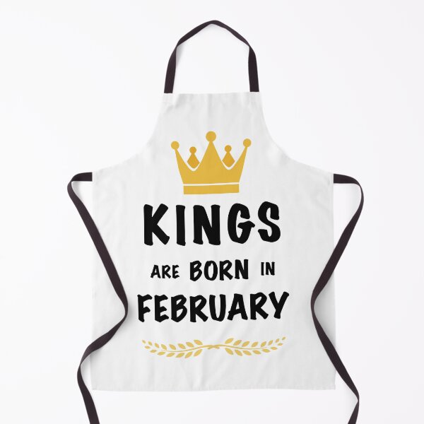 Item preview, Kings are born in February - Black/Gold designed and sold by trivella.