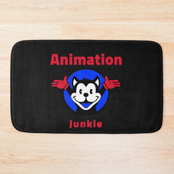 Item preview, Animation Cartoon Junkie Fan Cat Graphic designed and sold by TastySpace.