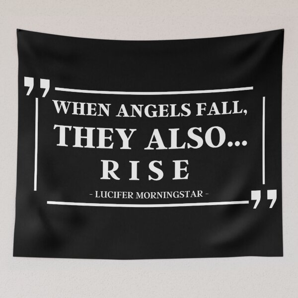 Item preview, When Angels Fall, They Also Rise | Lucifer Morningstar  designed and sold by KauzSL.