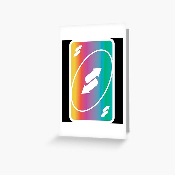 Bi Pride Uno Reverse Card Greeting Card for Sale by Goath