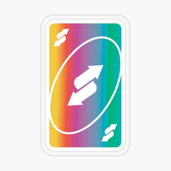 Uno Reverse Rgb Sticker