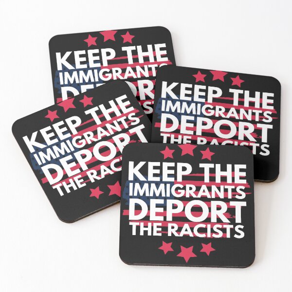 Item preview, Keep the immigrants deport the racists designed and sold by CrownsStore.