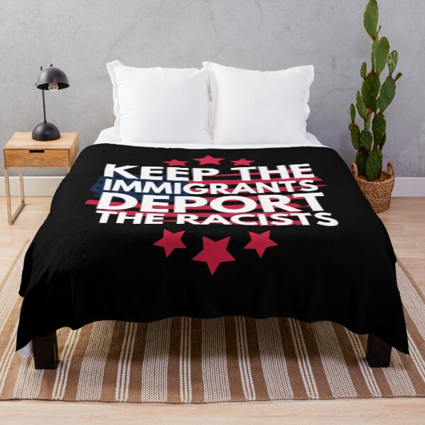 Item preview, Keep the immigrants deport the racists designed and sold by CrownsStore.