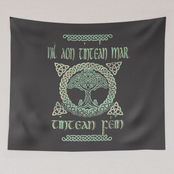 Item preview, Gaelic Quotes Your Home Is The Best Place Celtic Irish Knots  designed and sold by TopTeeShop.