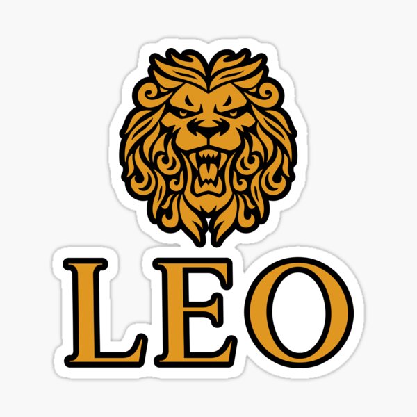 Leo Sticker For Sale By Radiance1688 Redbubble