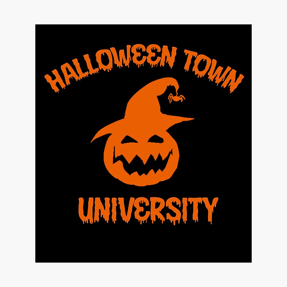 Halloween Town University Poster By Ayalolo2020 Redbubble