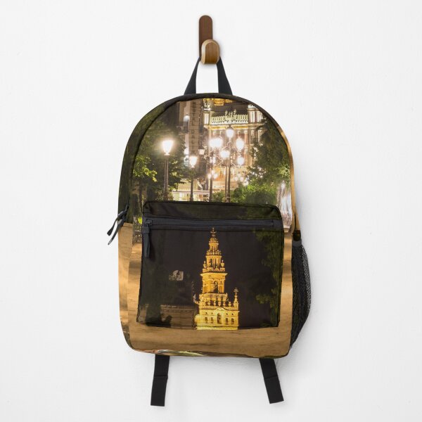 Item preview, Illuminated Sevillian Night - Cristina Garden Jardines de Cristina and La Giralda Belltower designed and sold by Georgia Mizuleva.