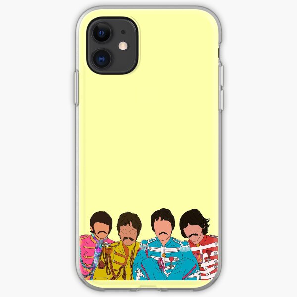 Groupe du club des coeurs solitaires du sgt pepper Coque souple iPhone
